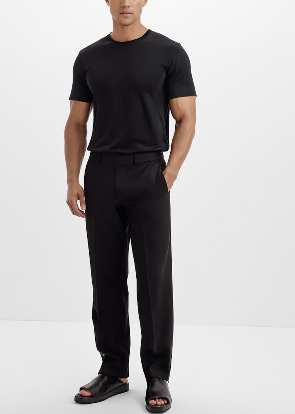 TUBOLARE - Men’s Nappa Leather Sandal (black)