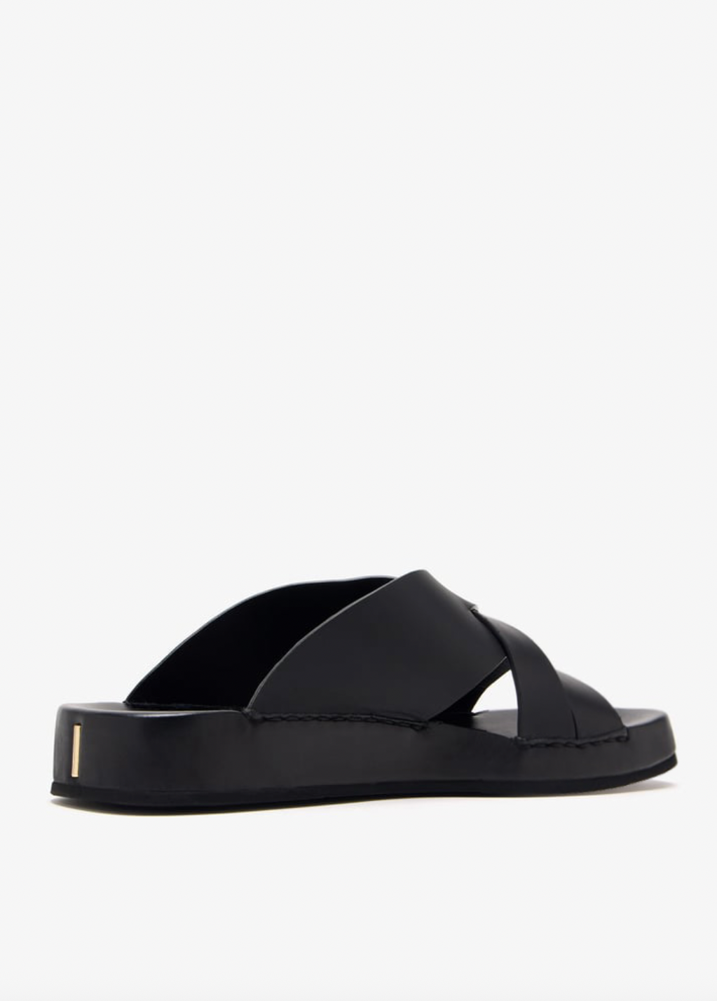 INTRECCIO - Men’s Nappa Leather Sandal (black)