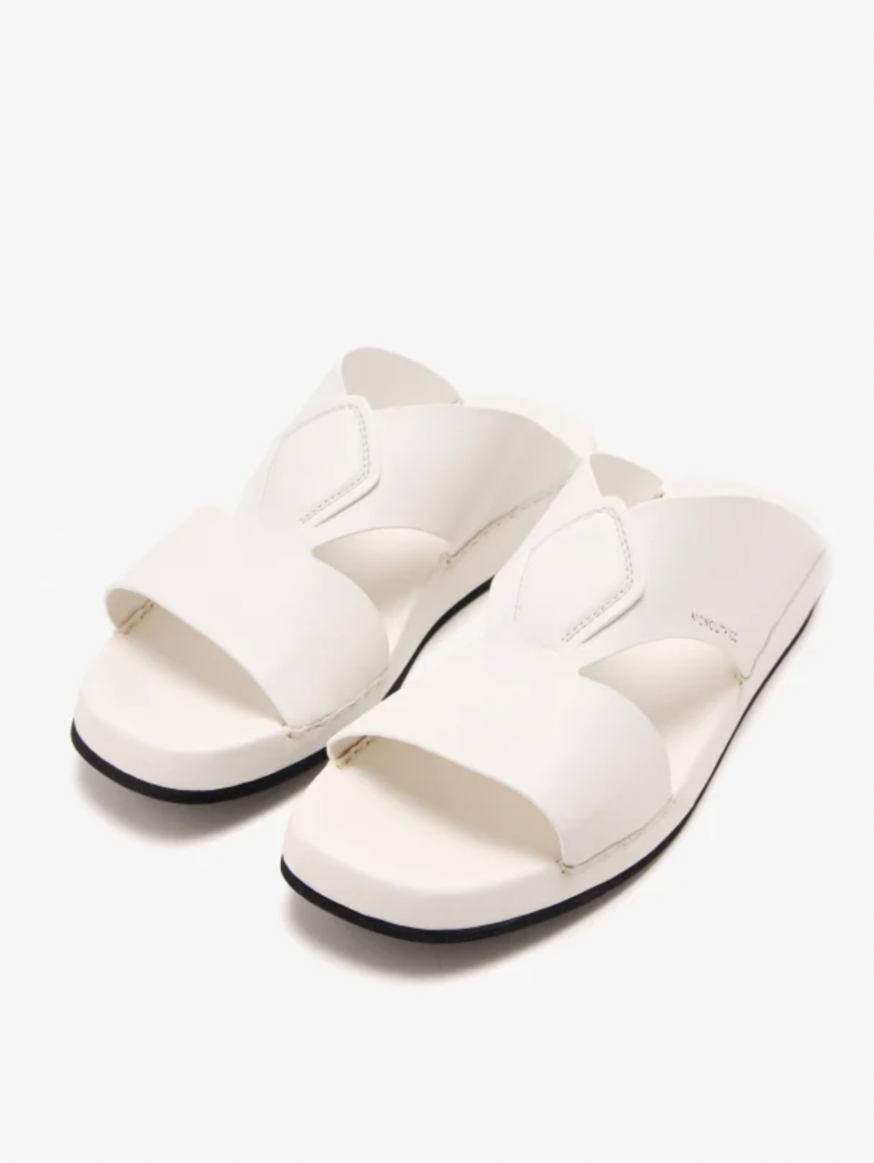 SQUALO - Men's Calf Leather Sandal (White)