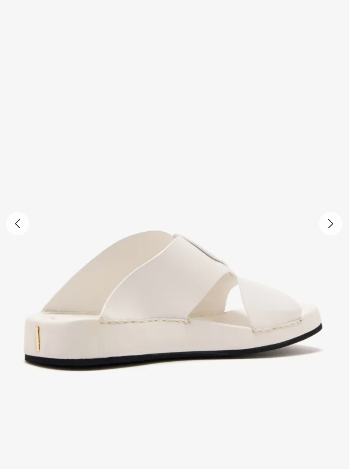 SQUALO - Men's Calf Leather Sandal (White)
