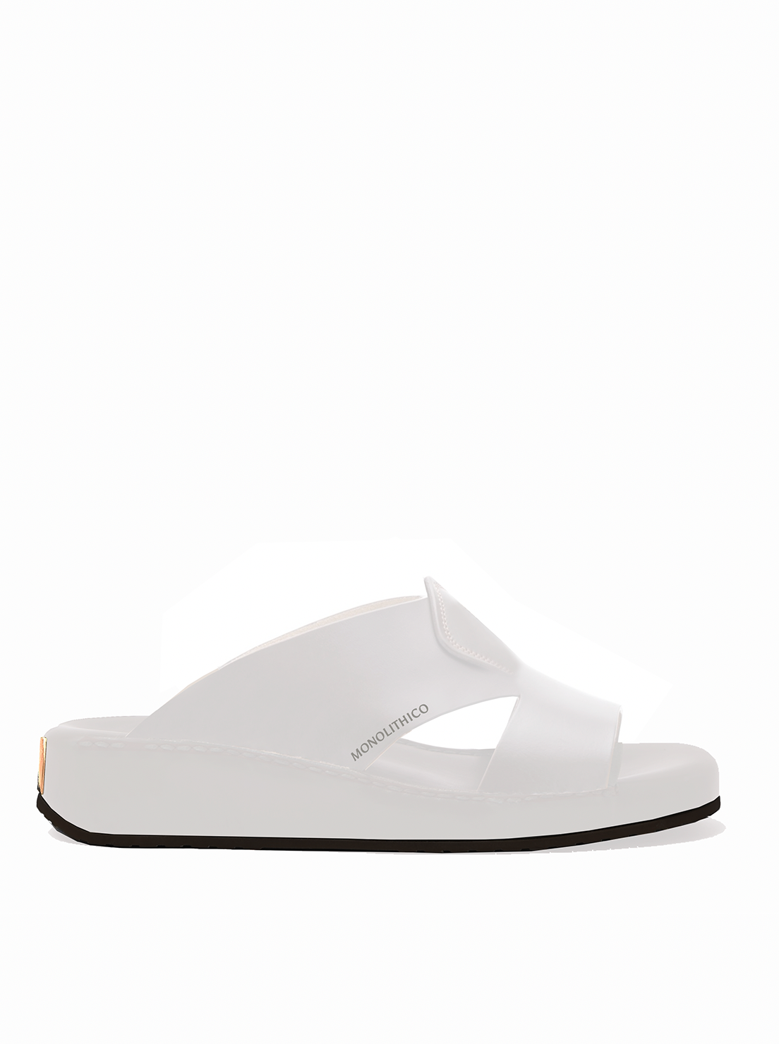 SQUALO - Men's Calf Leather Sandal (White)